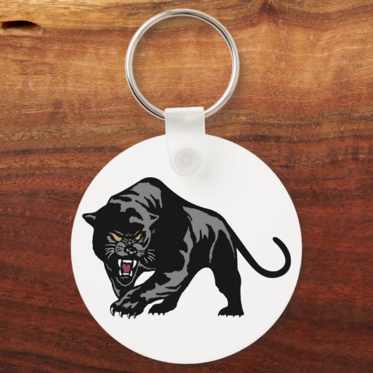 Schwarzer Panther Schlüsselanhänger (Vorderseite)