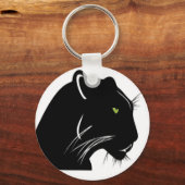 Schwarzer Panther Schlüsselanhänger (Vorderseite)