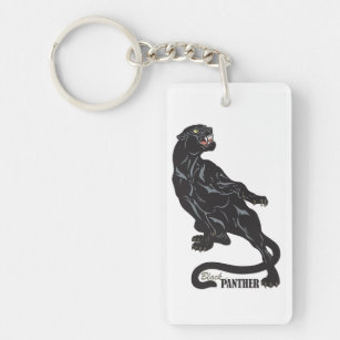 schwarzer Panther Schlüsselanhänger