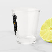 Schwarzer Panther Schnapsglas (Rechts)