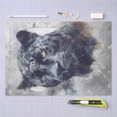 Schwarzer Panther Seidenpapier (Handwerk)