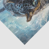 Schwarzer Panther Seidenpapier (Ausschnitt)