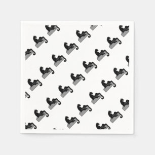 Schwarzer Panther Serviette