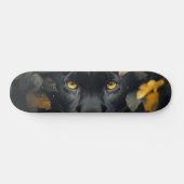 Schwarzer Panther Skateboard (Horizontal)