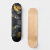 Schwarzer Panther Skateboard (Vorderseite)
