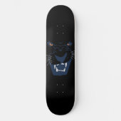 Schwarzer Panther Skateboard (Vorderseite)