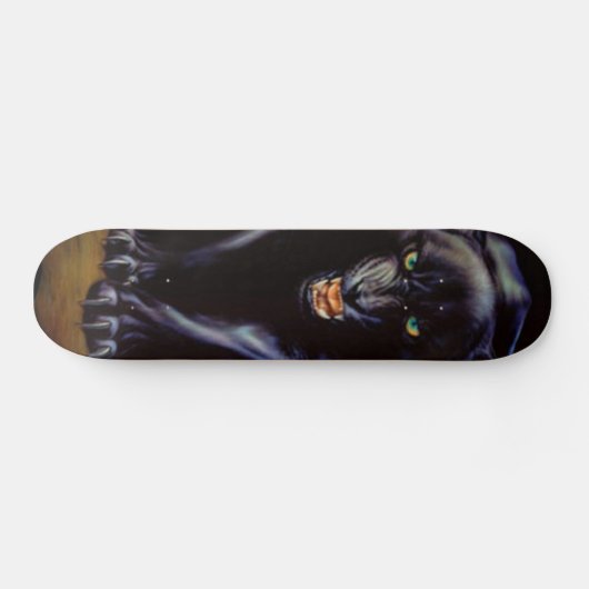 Schwarzer Panther Skateboard (Horizontal)