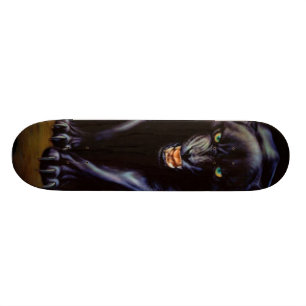 Schwarzer Panther Skateboard