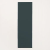 Schwarzer Panther spiegelt sich im Wasserbecken im Yogamatte (Rückseite)