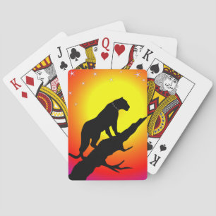 Schwarzer Panther Spielkarten