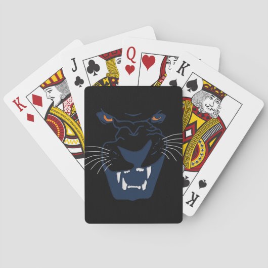 Schwarzer Panther Spielkarten (Rückseite)