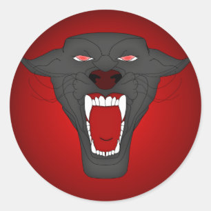Schwarzer Panther Sticker