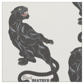 Schwarzer Panther Stoff (Nahaufnahme)