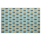 Schwarzer Panther Stoff (Yard (91,4 cm))