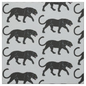 Schwarzer Panther Stoff (Muster)