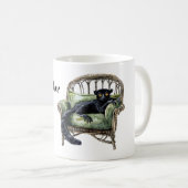 Schwarzer Panther-Stuhl Kaffeetasse (VorderseiteRechts)