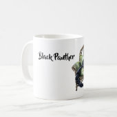 Schwarzer Panther-Stuhl Kaffeetasse (Vorderseite Links)