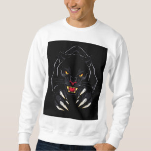 Schwarzer Panther Sweatshirt