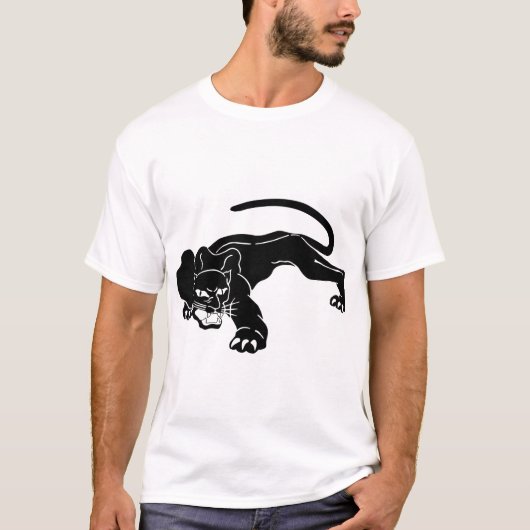 Schwarzer Panther T-Shirt (Vorderseite)