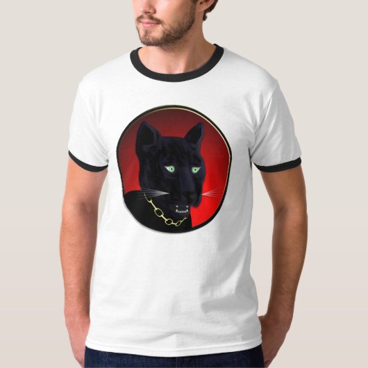 SCHWARZER PANTHER T-Shirt (Vorderseite)
