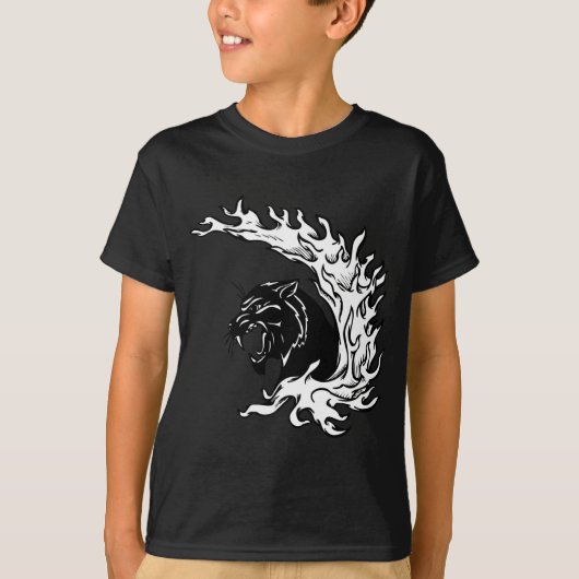Schwarzer Panther T-Shirt (Vorderseite)