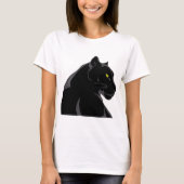 schwarzer Panther T-Shirt (Vorderseite)