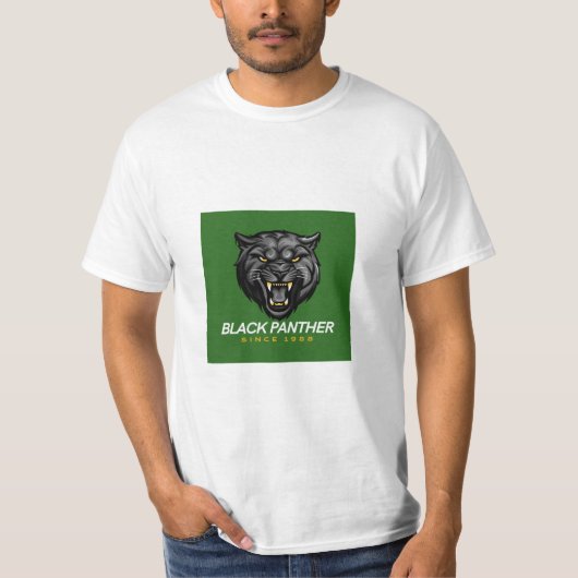 Schwarzer Panther T-Shirt (Vorderseite)