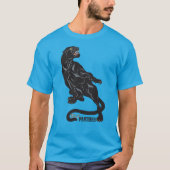 schwarzer Panther T-Shirt (Vorderseite)