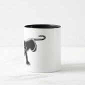 Schwarzer Panther Tasse (Zentrum)