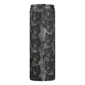 Schwarzer Panther Thermosbecher (Rückseite)