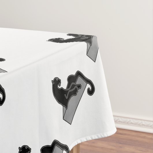 Schwarzer Panther Tischdecke (Beispiel)