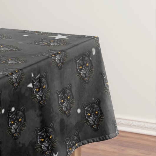 Schwarzer Panther-Tischdecke Tischdecke (Beispiel)
