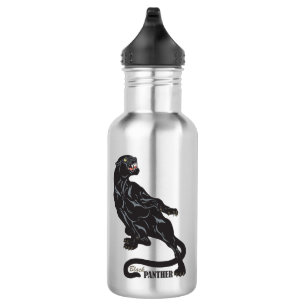 schwarzer Panther Trinkflasche