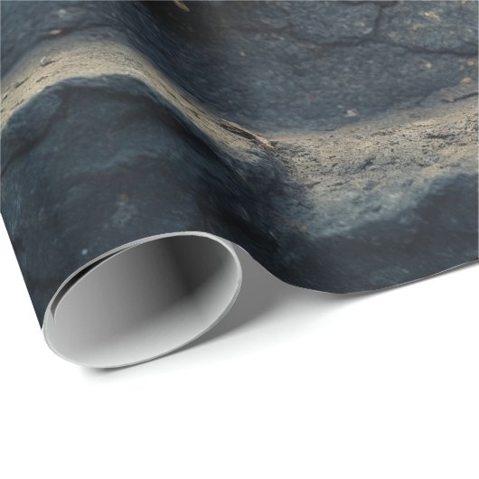 Schwarzer Panther und thailändischer Tempel Geschenkpapier (Rolleneckpunkt)