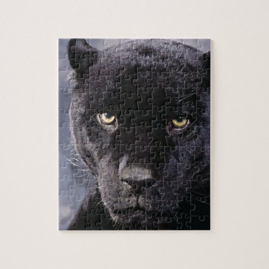 Schwarzer Panther Up Nah Puzzle (Vertikal)