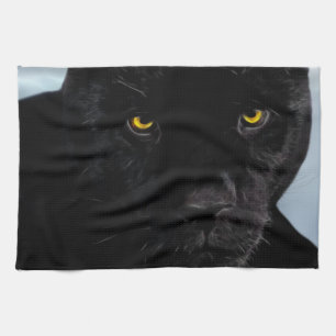 Schwarzer PantherPanthera Geschirrtuch