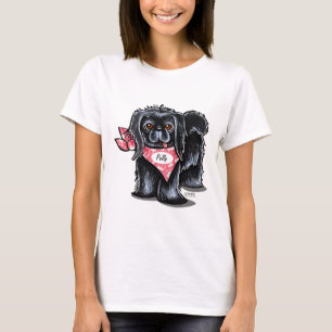 Schwarzer Pekingese T-Shirt
