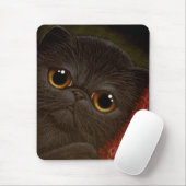 SCHWARZER PERSISCHER KÄTZCHENCAT Mousepad (Mit Mouse)
