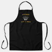 Schwarzer Personalisierter Bark Funny Apron Schürze (Vorderseite)