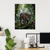 Schwarzer Pfeffer Jaguar Poster (Heimbüro)