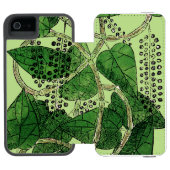 Schwarzer Pfeffer-Pflanze, 1578 Incipio iPhone Geldbeutel-Hülle (Folio Geöffnet)