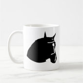 schwarzer Pferdekopf Kaffeetasse (Links)