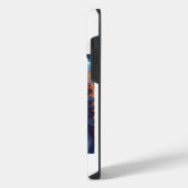 Schwarzer Pferdesturm iPhone Hülle (Linke Seite)