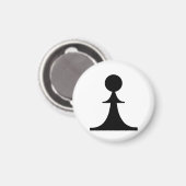 schwarzer Pflaster (Sie brauchen 8) Magnet (Vorderseite/Rückseite)