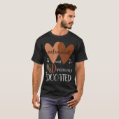 Schwarzer Phd-Abschluss schmelaniert und Ph T-Shirt (Vorne ganz)