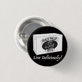Schwarzer Phillip-Butterknopf Button (Vorne & Hinten)