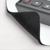 Schwarzer Piepser mit leerem Bildschirm Mousepad (Ecke)