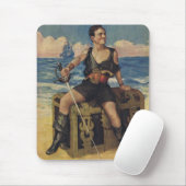 Schwarzer Pirat Mousepad Douglas Fairbanks (Mit Mouse)
