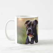 Schwarzer Pitbull Kaffeetasse (Links)