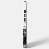 Schwarzer Pointillismus monochrome urbane Architek Case-Mate iPhone Hülle (Rückseite / Links)